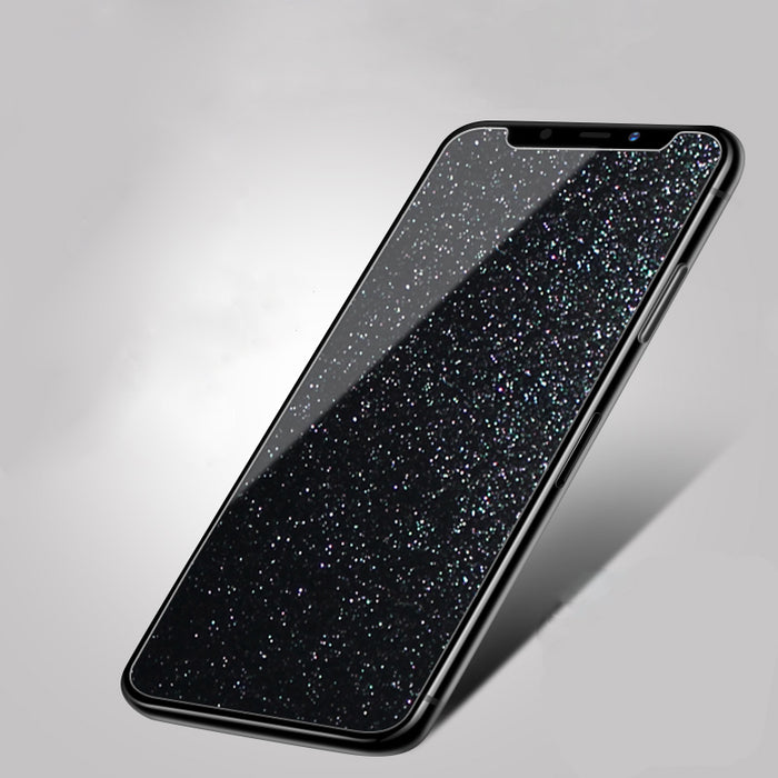 Diamond-Glitter City Tempered Glass